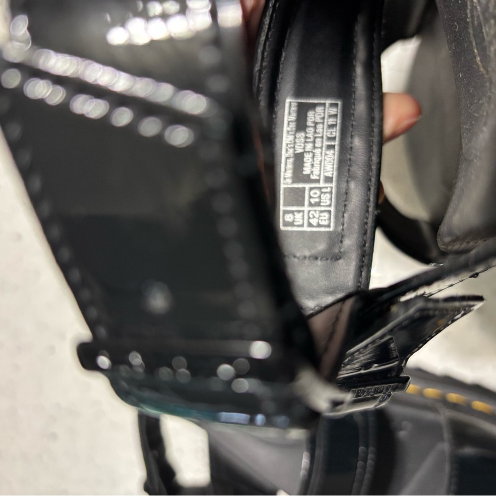 Doc Martens Voss Black Sandals - Picture 3 of 7